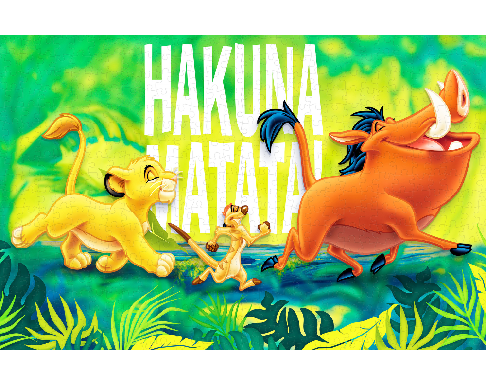 Rompecabezas El Rey León Hakuna Matata 600 Piezas Disney
