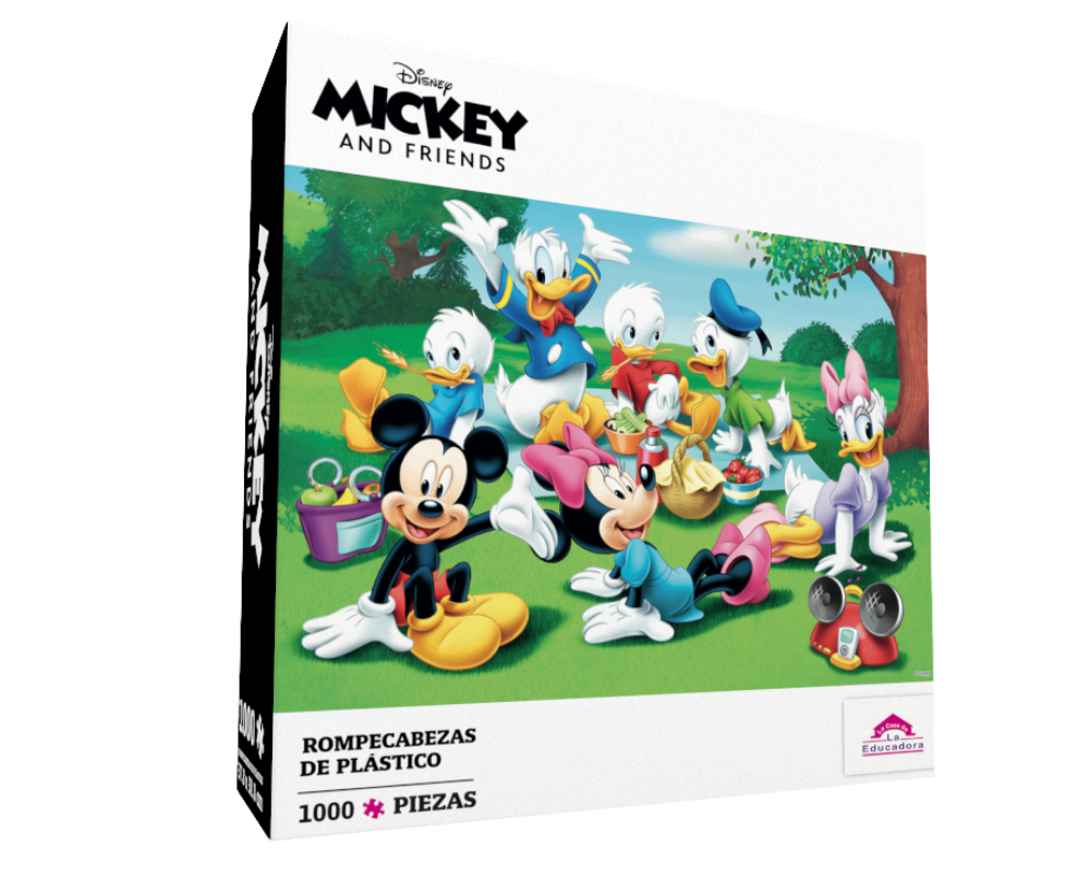 Rompecabezas Picnic con Mickey Disney 1000 Piezas De Plástico