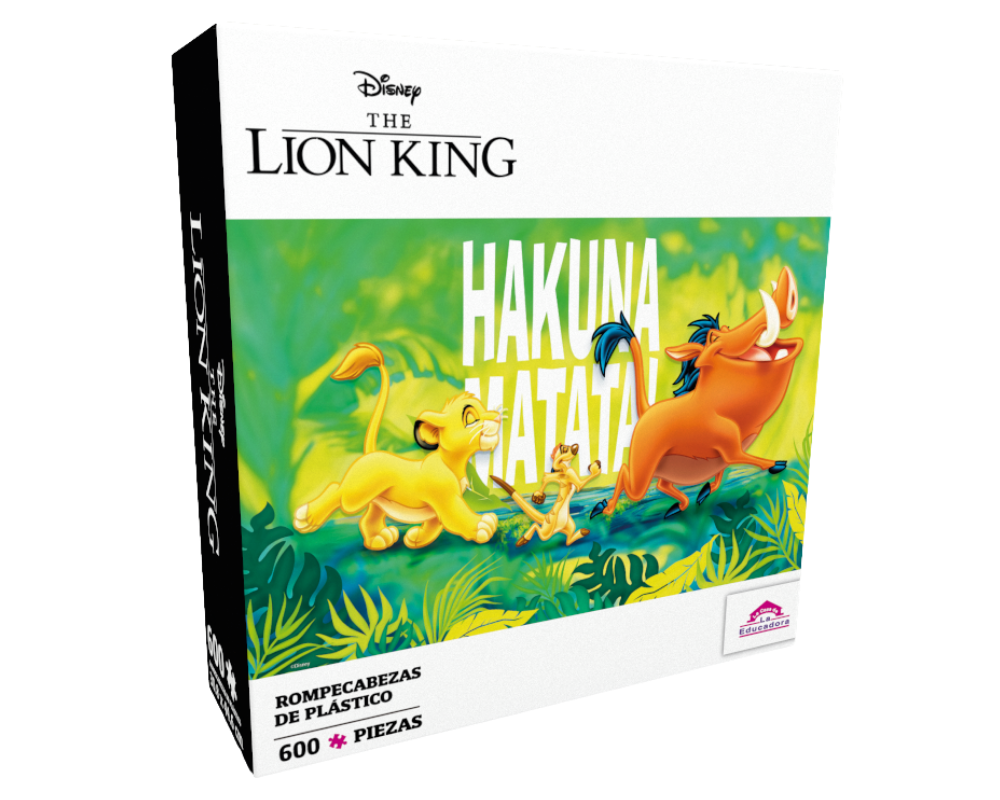 Rompecabezas El Rey León Hakuna Matata 600 Piezas Disney