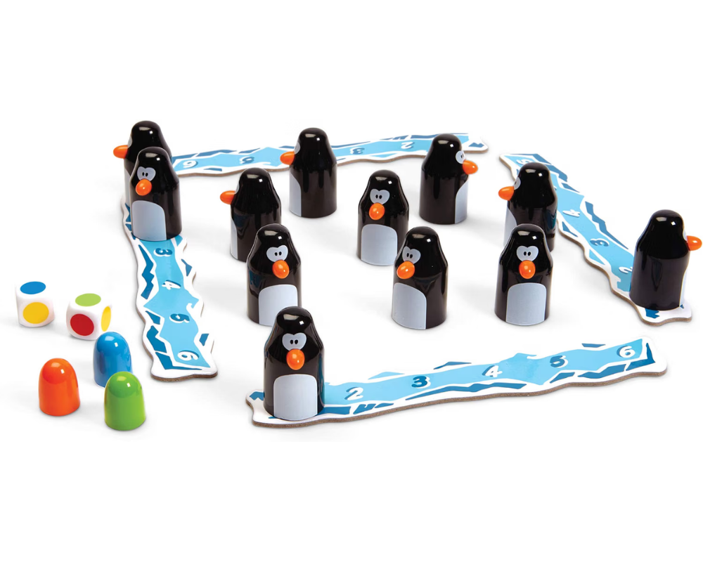 Pengoloo de Plástico Juego de Mesa Blue Orange