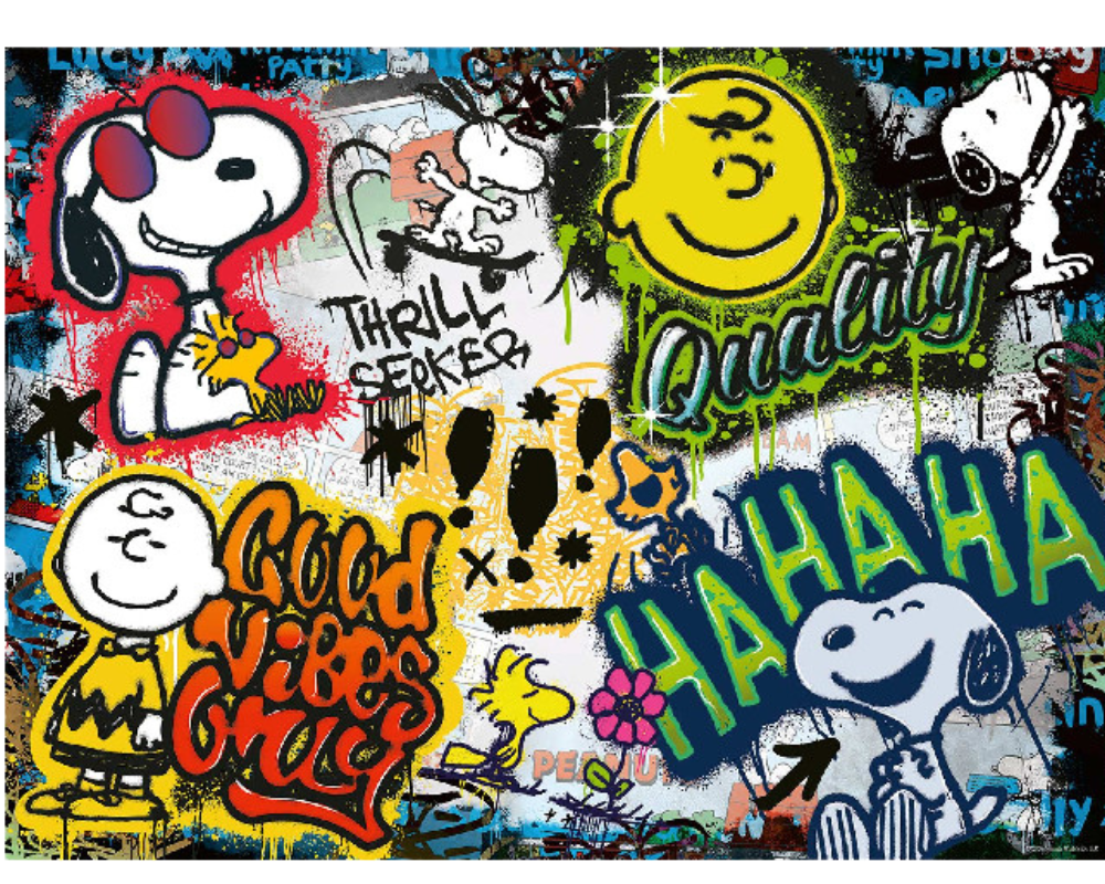 Snoopy - Graffiti: Rompecabezas Ravensburger de 500 piezas