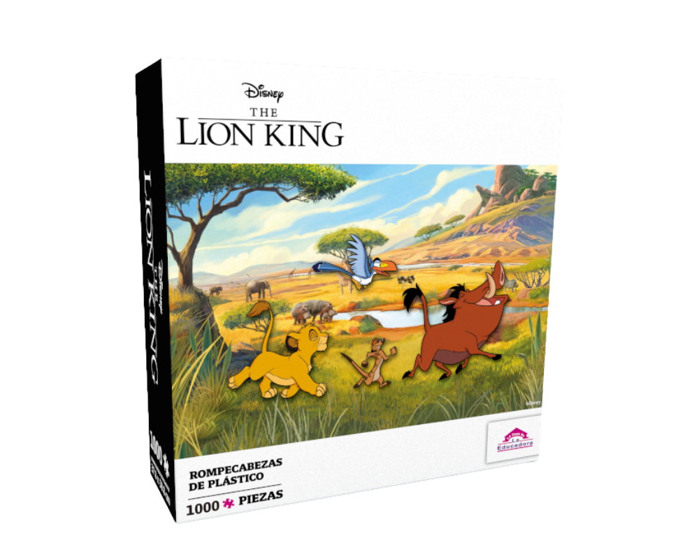 Rompecabezas El Rey León 1,000 Piezas de Plástico Disney