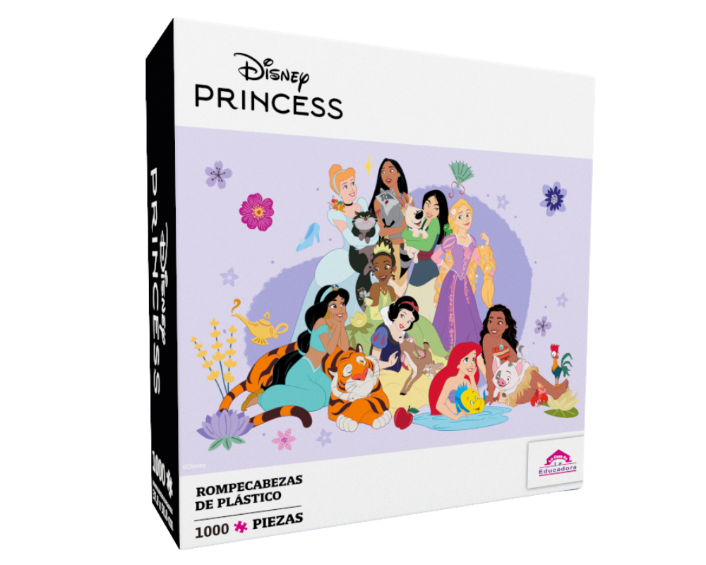 Rompecabezas Princesas Disney 1000 Piezas De Plástico