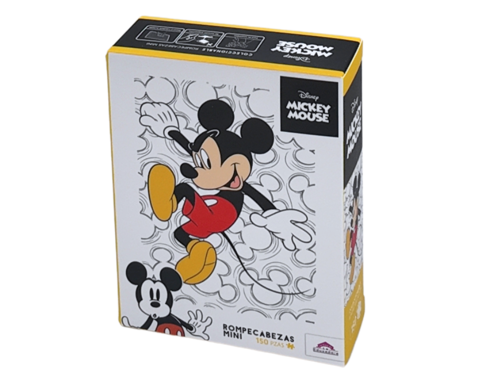 Rompecabezas Miniatura Mickey Siluetas 150 Piezas de Plástico Disney