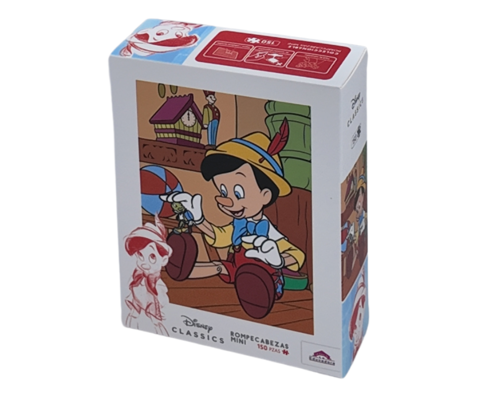 Rompecabezas Miniatura Pinocho 150 Piezas de Plástico Disney