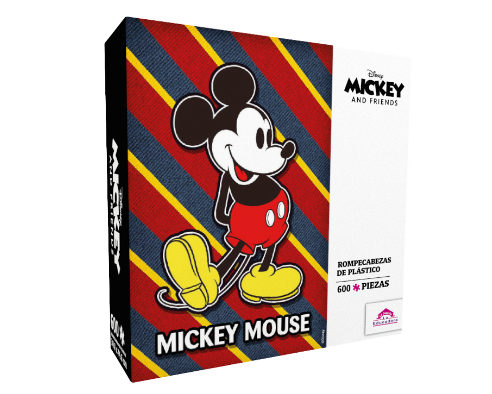 Rompecabezas Mickey University 600 Piezas de Plástico Disney