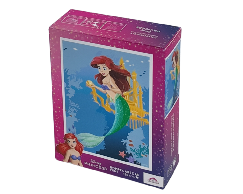 Rompecabezas Miniatura La Sirenita 150 Piezas de Plástico Disney