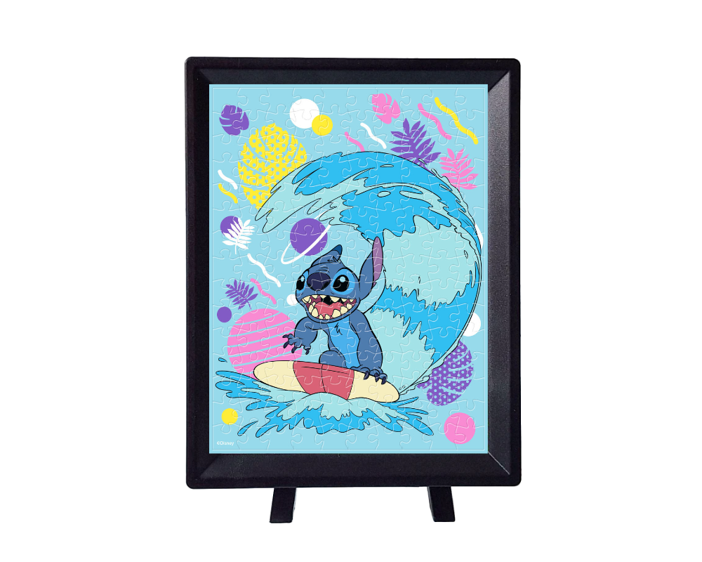 Rompecabezas Miniatura Stitch Surfeando 150 Piezas de Plástico Disney