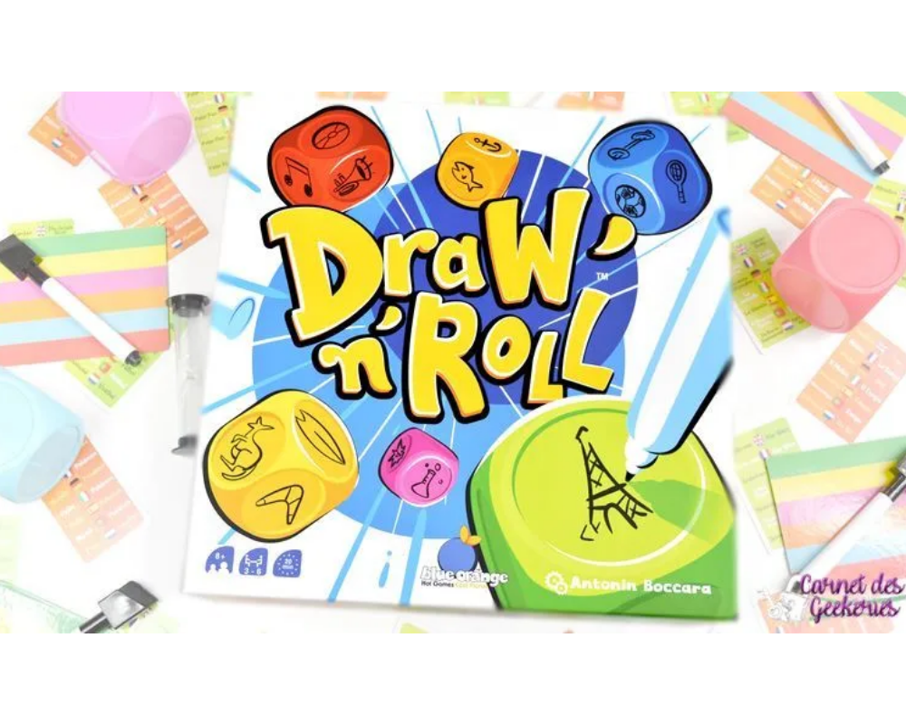 Draw' n' Roll: Juego de Mesa Marca Blue Orange