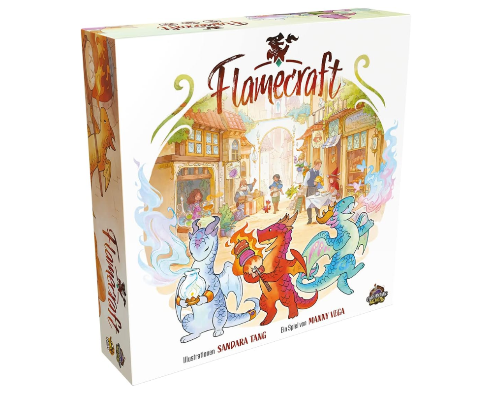 Flamecraft en Inglés Juego de Mesa de Estrategia y Fantasía Goliath