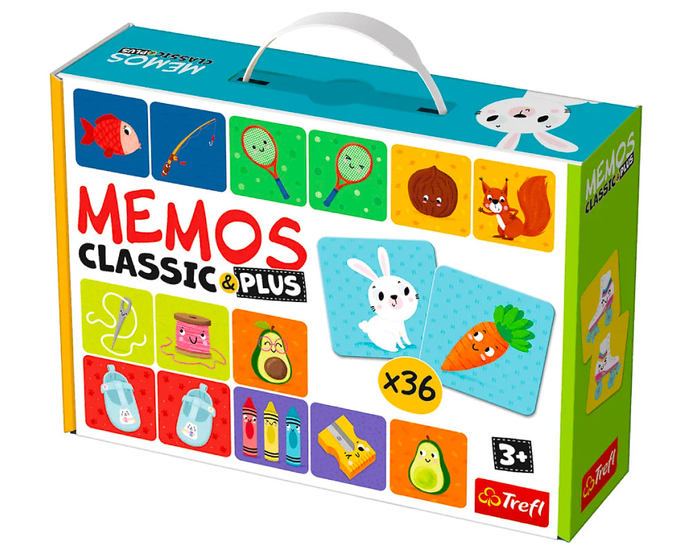 Memos Classic&Plus - Juego de Mesa Trefl