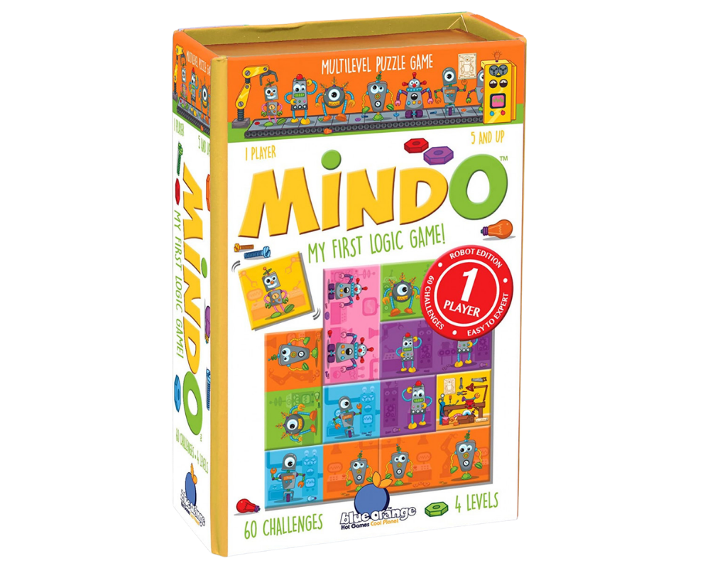 Mindo Robot Juego de Lógica Blue Orange