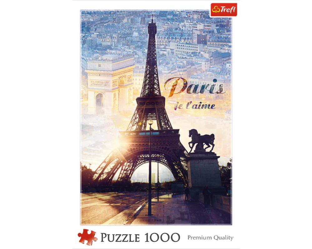 París al Amanecer: Rompecabezas 1000 Piezas Trefl