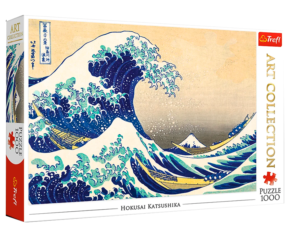 La Gran Ola de Kanagawa: Rompecabezas 1000 Piezas Trefl