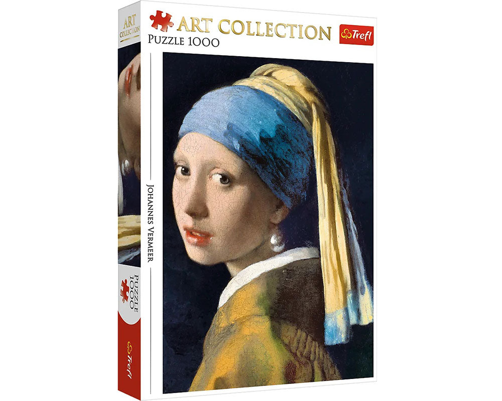 Johannes Vermeer La Joven de la Perla Rompecabezas de Arte 1000 Piezas Trefl