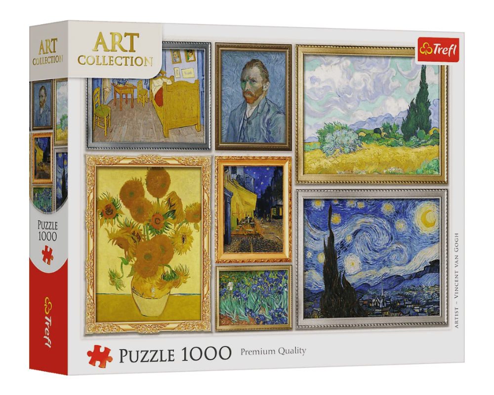 Collage de Arte Vincent Van Gogh Rompecabezas 1000 Piezas Trefl