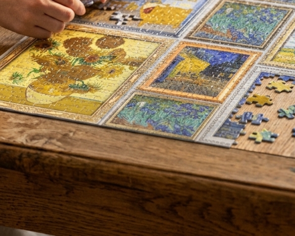 Collage de Arte Vincent Van Gogh Rompecabezas 1000 Piezas Trefl