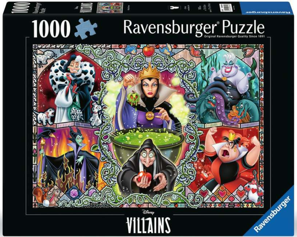 Las Villanas de Disney: Rompecabezas 1000 Piezas Ravensburger