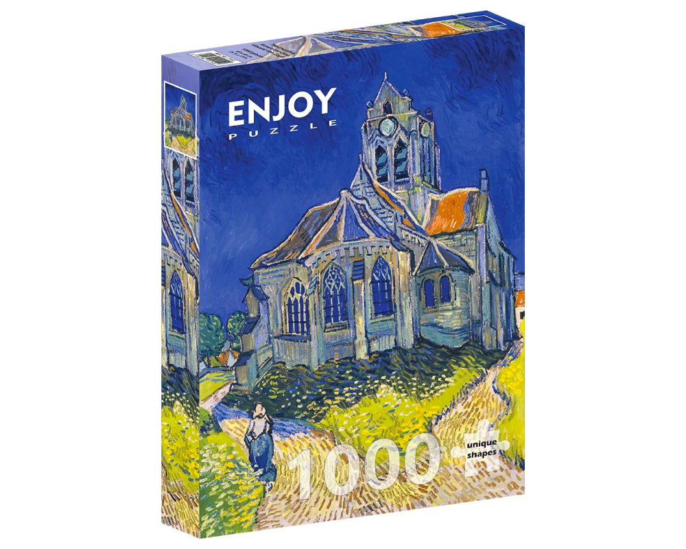 Van Gogh - La Iglesia de Auvers Sur Oise: Rompecabezas 1000 Piezas Enjoy Puzzle