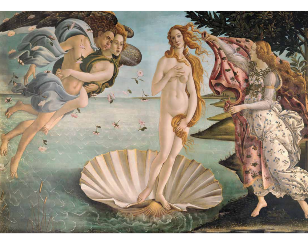 El Nacimiento de Venus: Rompecabezas de 1000 piezas. Anatolian