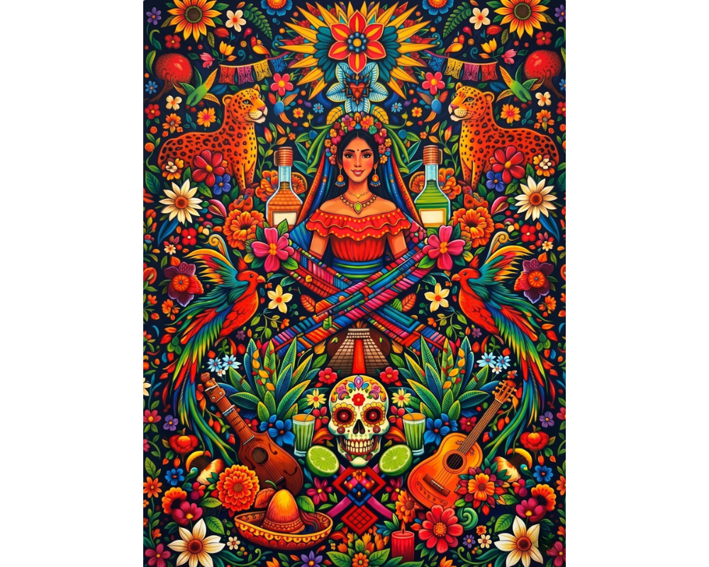Viva Mexico: La Esencia De México Rompecabezas de 1000 piezas. Anatolian