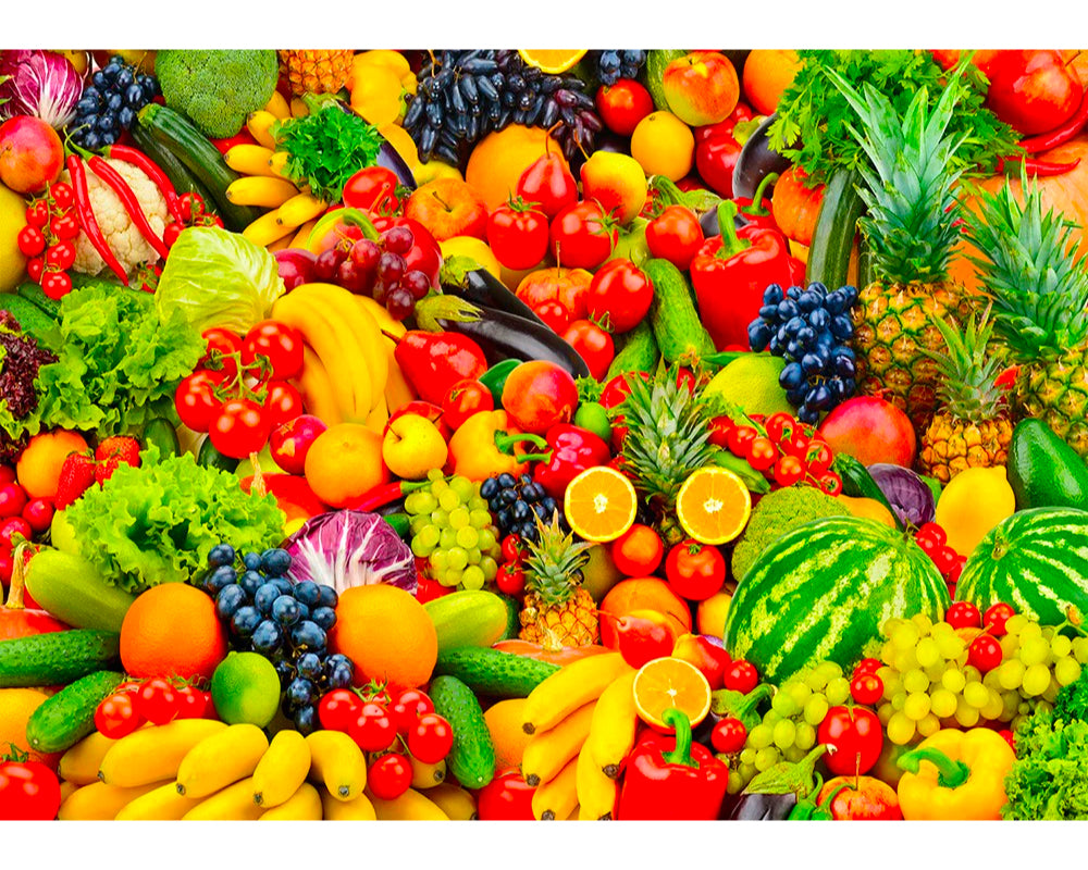 Desktop Wallpapers Food Fruit Vegetables Template greeting card Wood