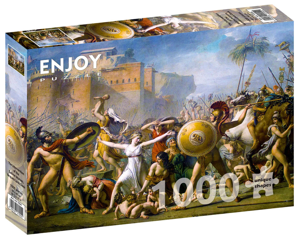 Jacques Louis David: El Rapto de las Sabinas: Rompecabezas 1000 Piezas Enjoy Puzzle