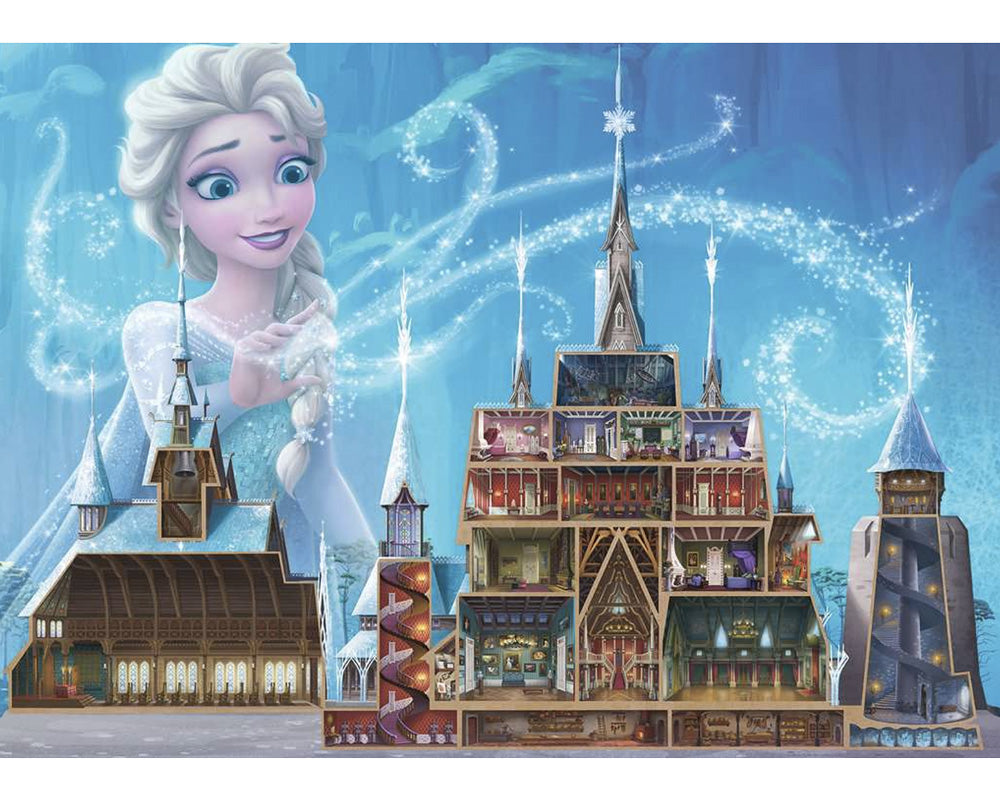 Ravensburger 11156 - Castillo de Frozen 2 de Disney - Rompecabezas 3D de  216 piezas para niños y adultos - Tecnología Easy Click con piezas que