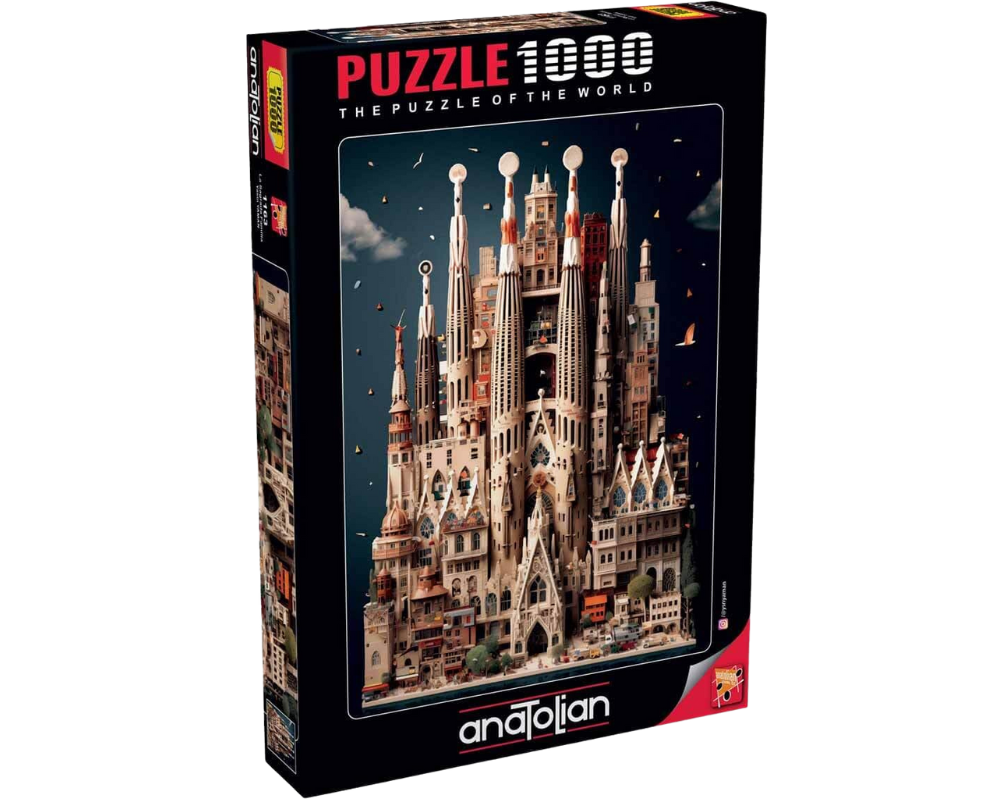 La Sagrada Familia: Rompecabezas de 1000 piezas. Anatolian
