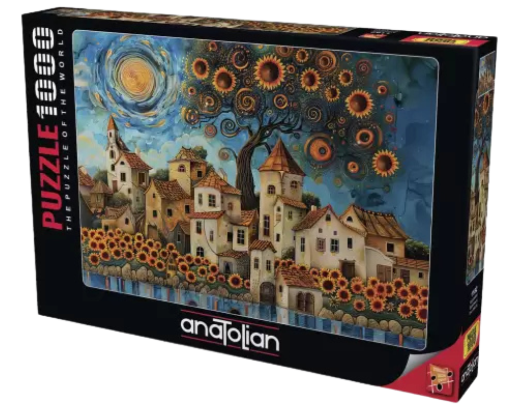Van Gogh, Girasoles: Rompecabezas de 1000 piezas. Anatolian