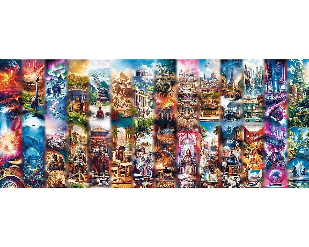 Crónicas de la Tierra: Desde la Creación Hasta el Futuro Rompecabezas 21,000 Piezas Trefl Prime