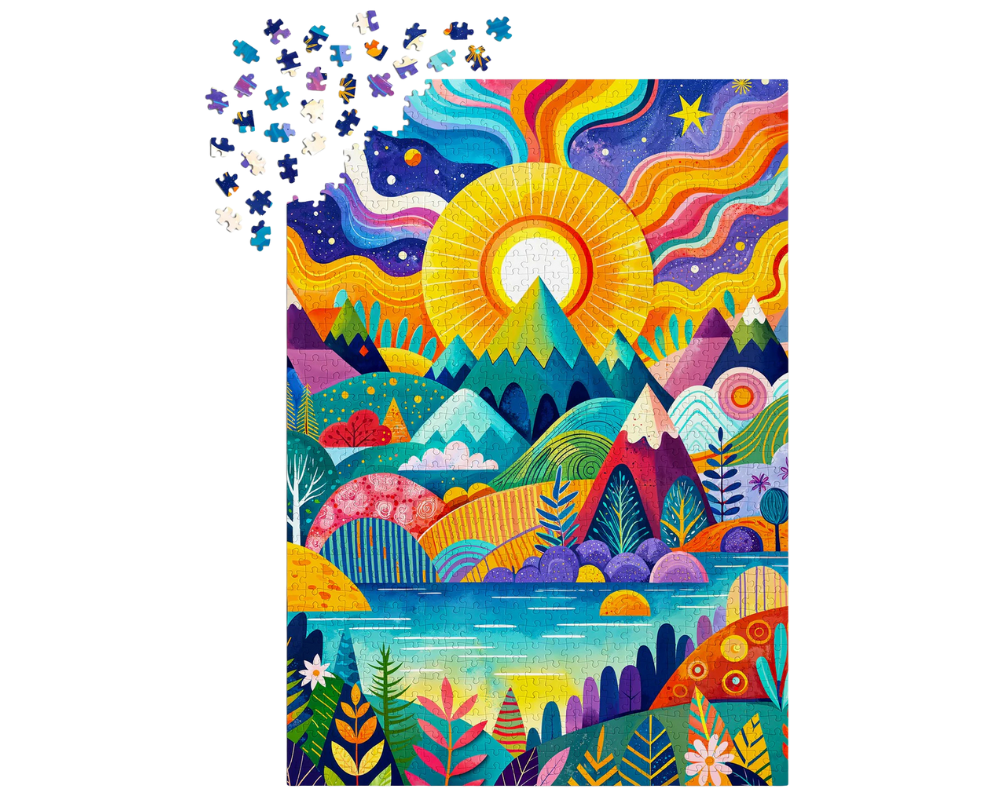 Horizonte Fascinante: Rompecabezas 1000 Piezas Enjoy Puzzle