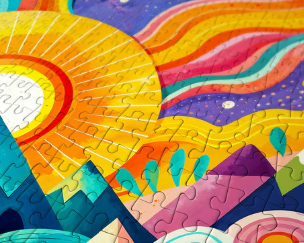 Horizonte Fascinante: Rompecabezas 1000 Piezas Enjoy Puzzle