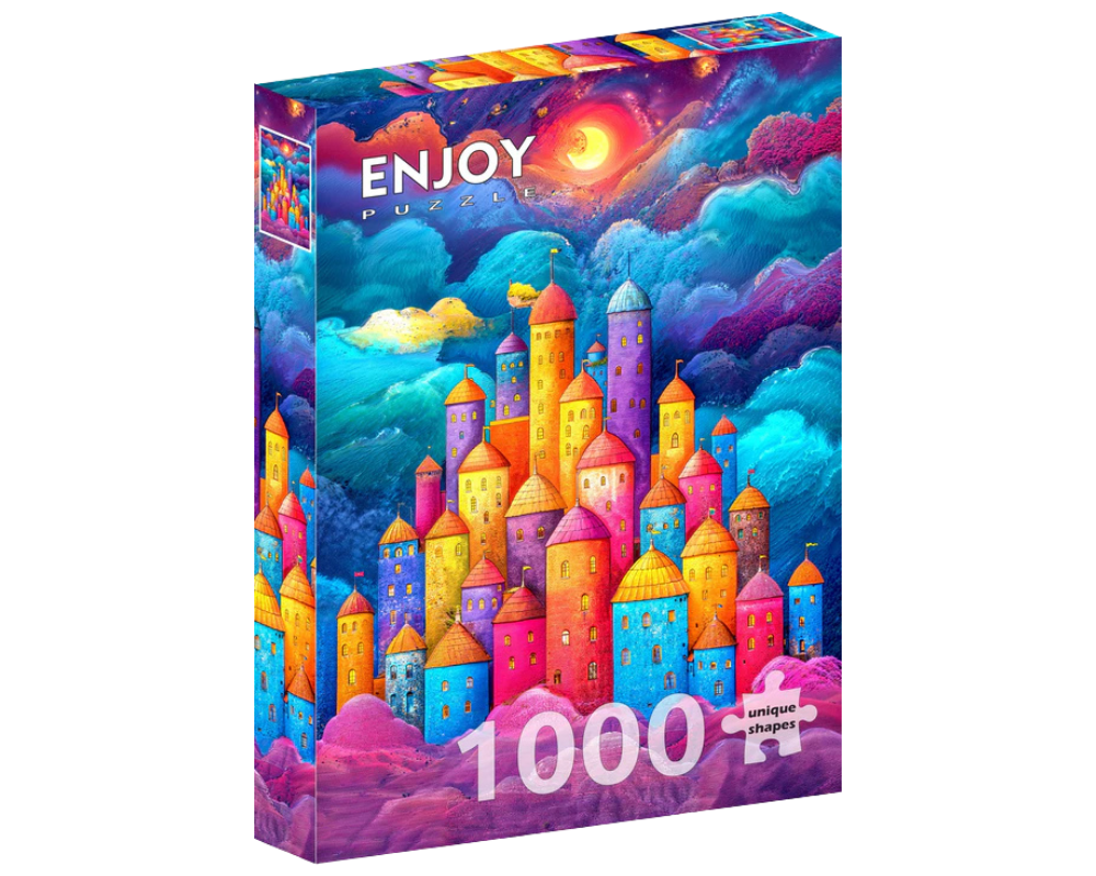Fortaleza Entre Nubes: Rompecabezas 1000 Piezas Enjoy Puzzle