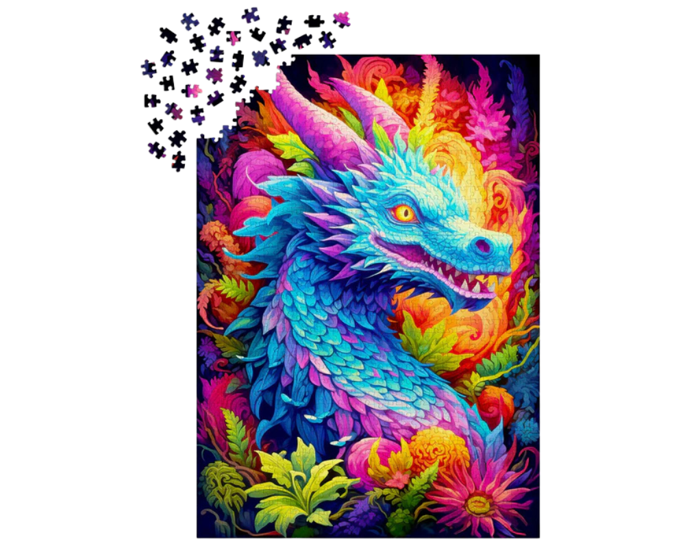 Dragón Celestial: Rompecabezas 1000 Piezas Enjoy Puzzle