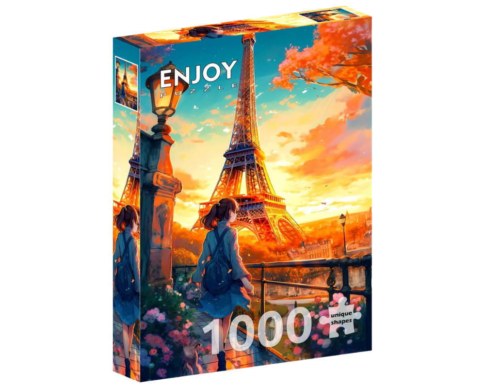 Recorriendo París: Rompecabezas 1000 Piezas Enjoy Puzzle