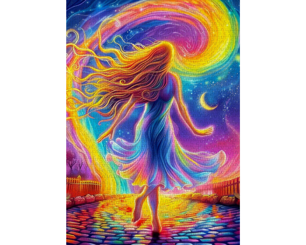 Camino a Mis Colores: Rompecabezas 1000 Piezas Enjoy Puzzle