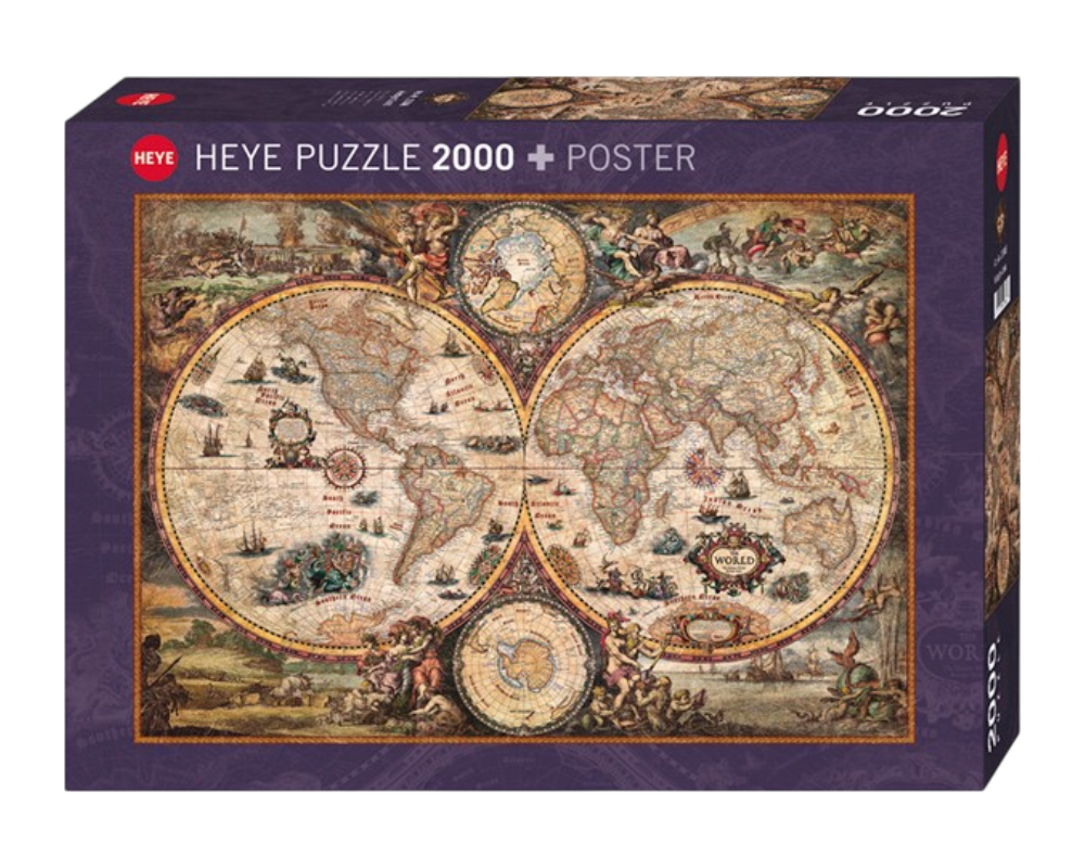 Rajko Zigic: Mapa Antiguo Rompecabezas 2000 Piezas Marca Heye