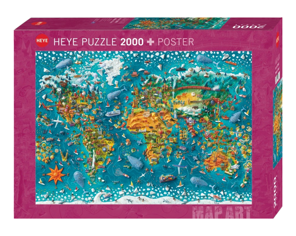 Sara Drake: Mundo Miniatura Rompecabezas 2000 Piezas Marca Heye