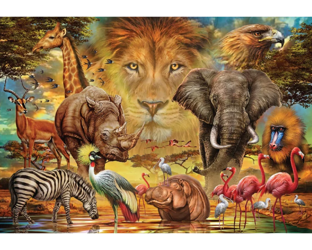 Animales de la Selva Rompecabezas de 260 piezas. Anatolian