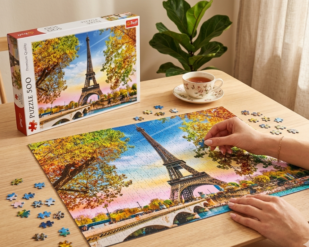 Romántico París: Rompecabezas 500 Piezas Trefl