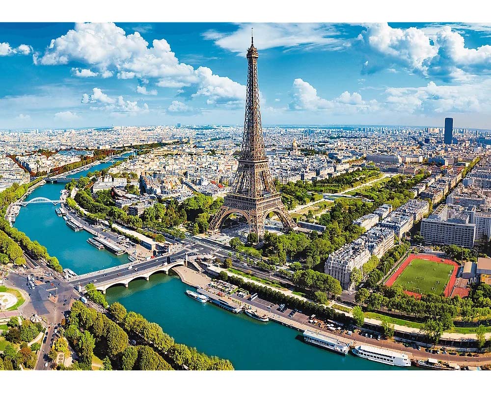 Vista de París Rompecabezas Unlimited fit 500 Piezas Trefl