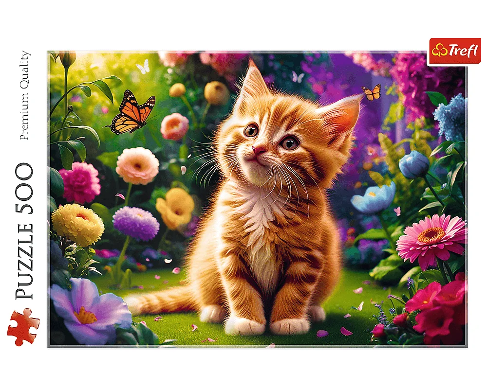 Gatito Lindo: Rompecabezas de 500 Piezas Trefl