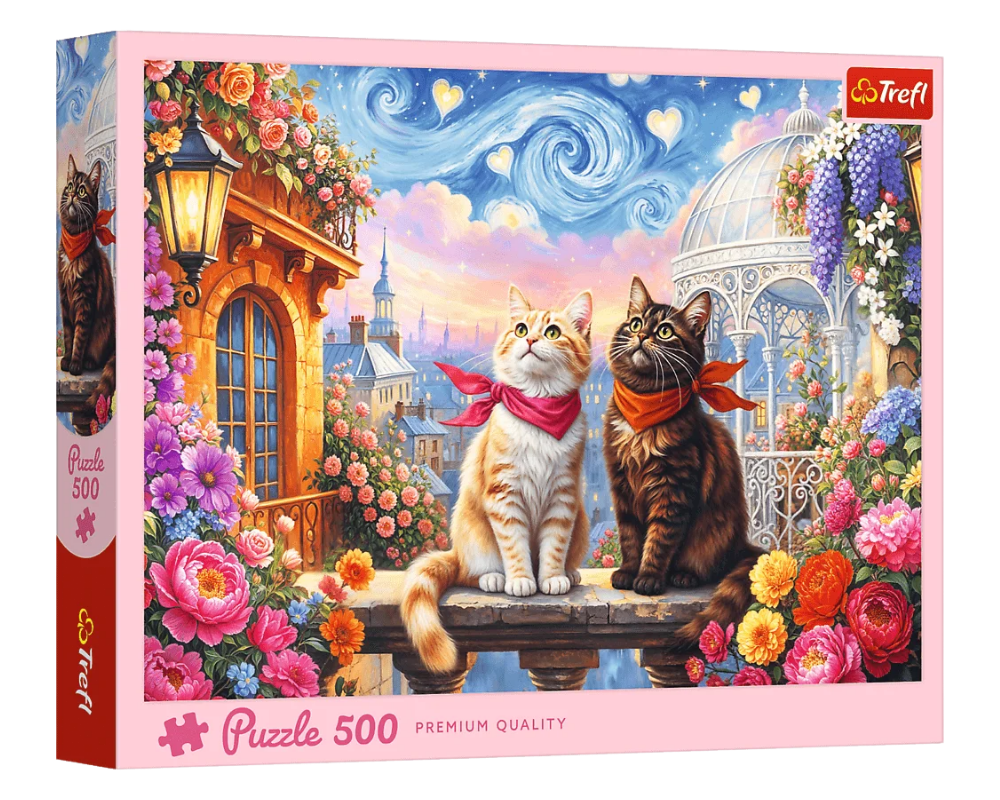 Gatos Enamorados Rompecabezas 500 Piezas Trefl