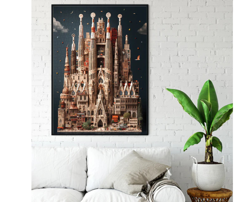 La Sagrada Familia: Rompecabezas de 1000 piezas. Anatolian