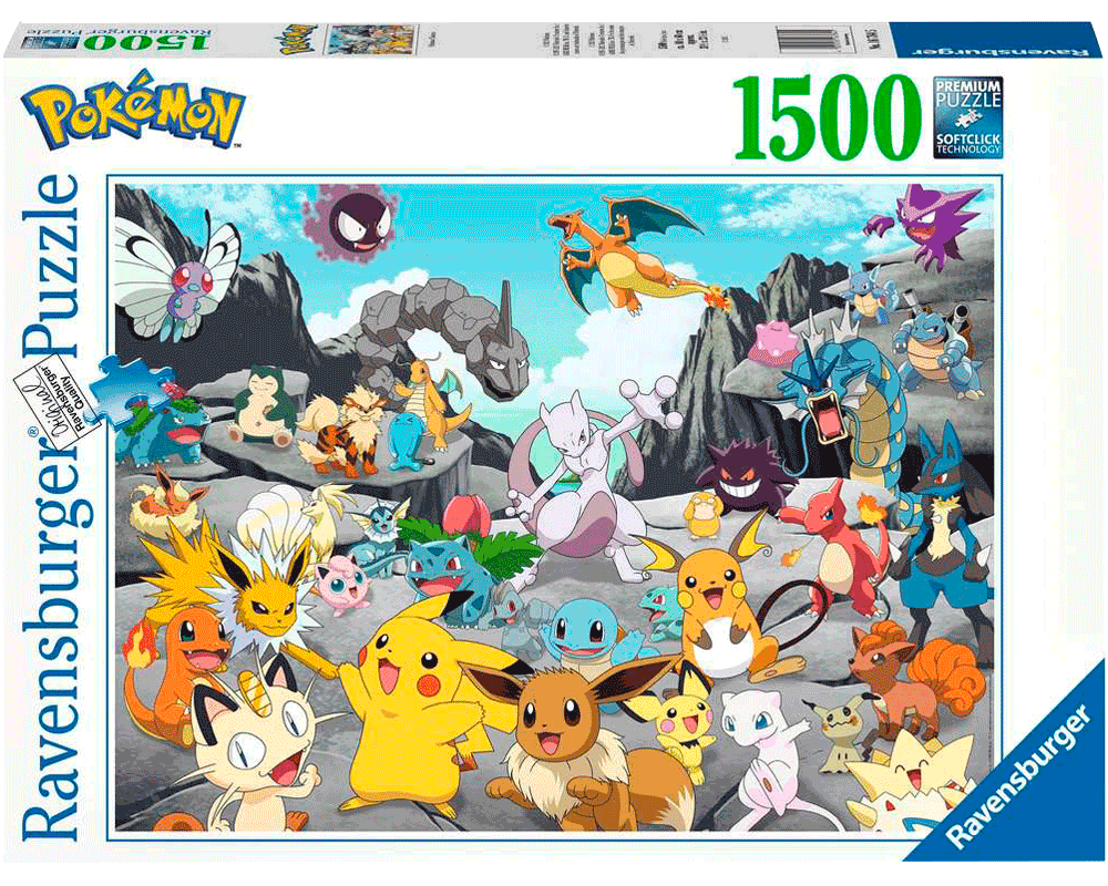 Pokémon Classics Rompecabezas 1500 Piezas Ravensburger