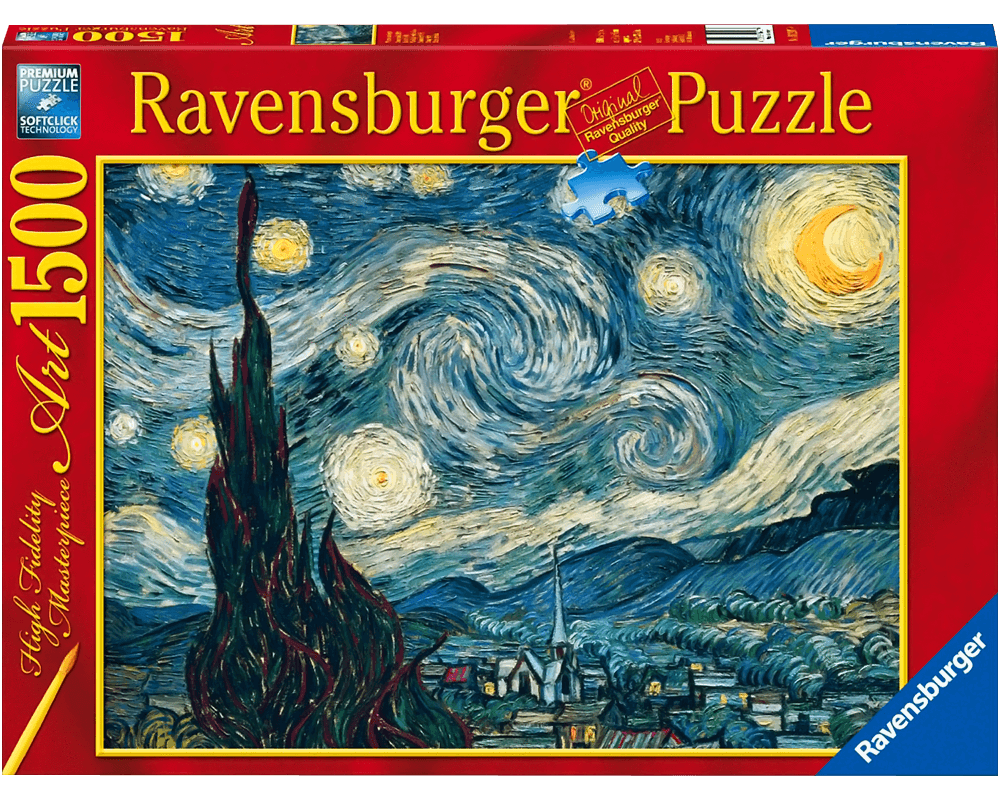 Van Gogh - Noche Estrellada : Rompecabezas 1500 Piezas Ravensburger
