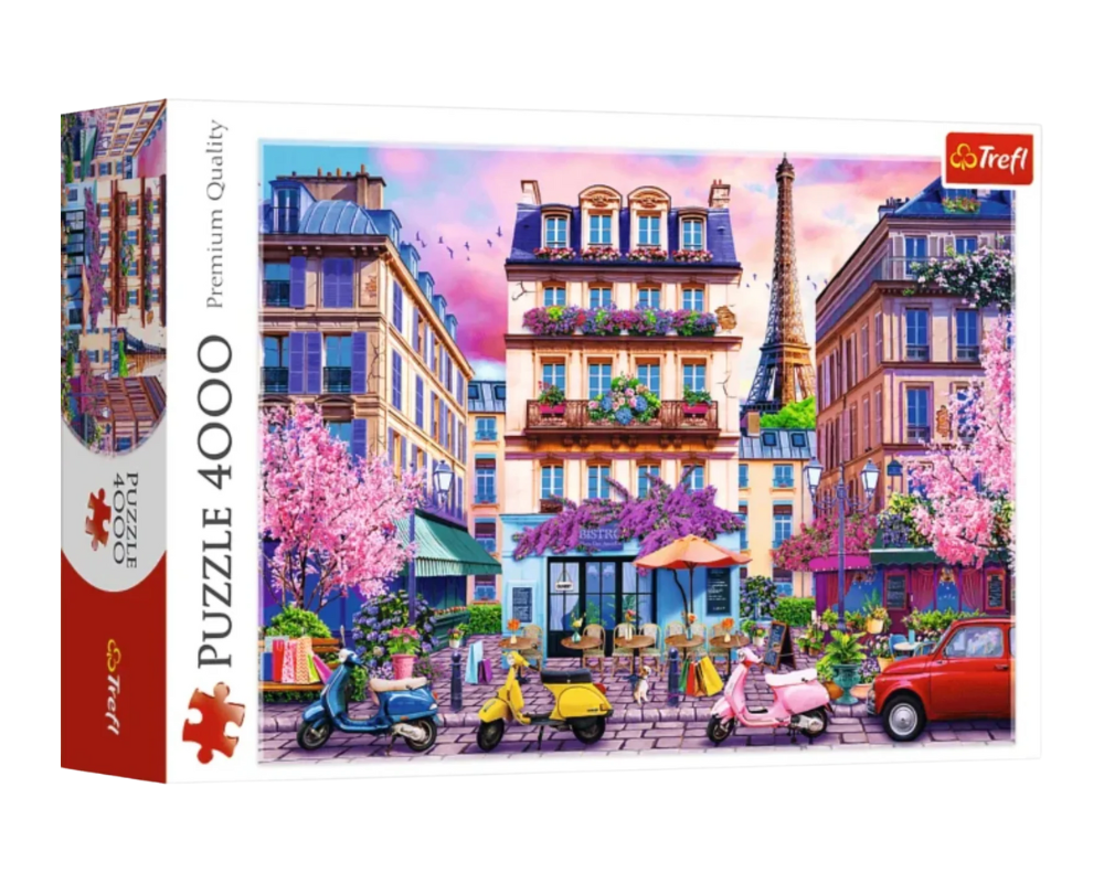 Primavera en París: Rompecabezas de 4000 Piezas Trefl