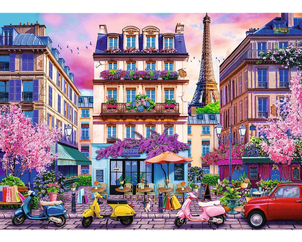 Primavera en París: Rompecabezas de 4000 Piezas Trefl