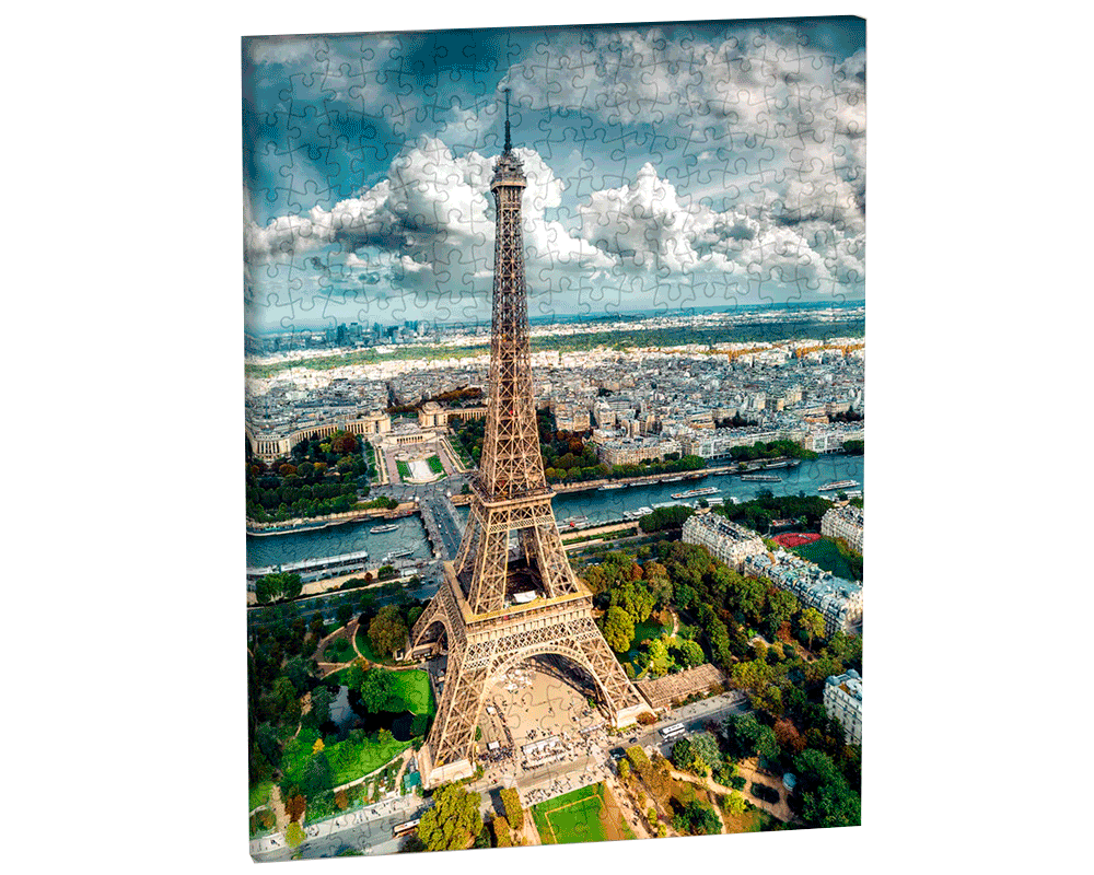 Fotografía aérea de la Torre Eiffel en París: Rompecabezas de 366 Piezas Piece Relax